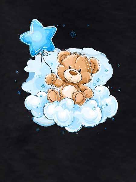 Teddy on Clouds Balloon