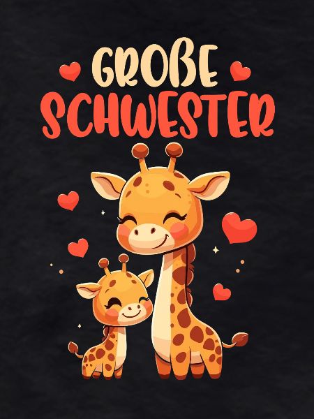 Big Sister Giraffe Sibling