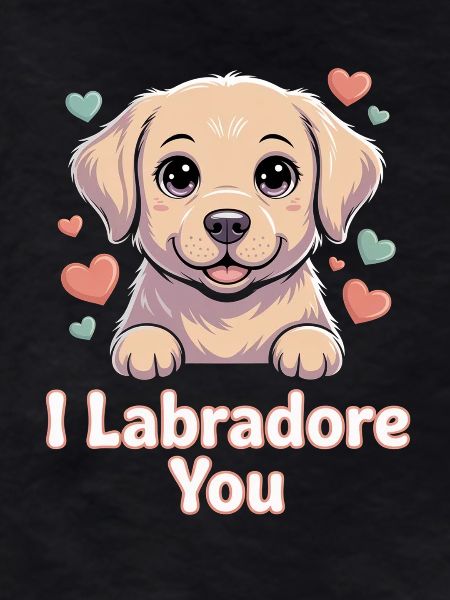 Labrador Love Pup Graphic
