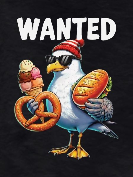 Gesucht Möwe Brezel Eiscreme