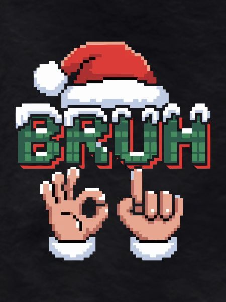 Santa 67 Bruh Christmas Meme
