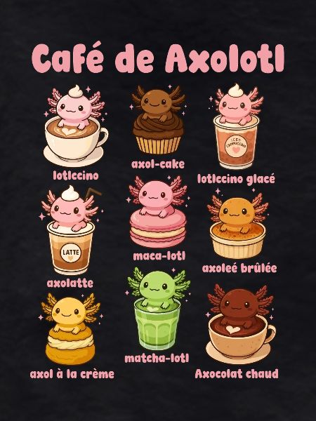 Café De Axolotl Cute