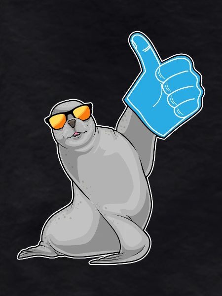Seal thumbs up