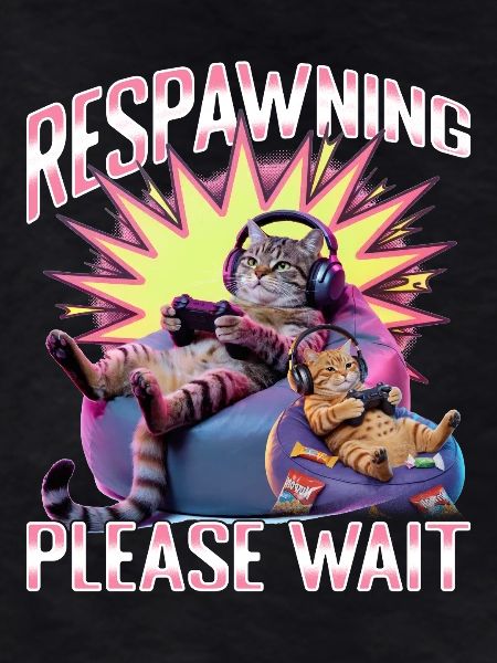 Chat gamer drôle