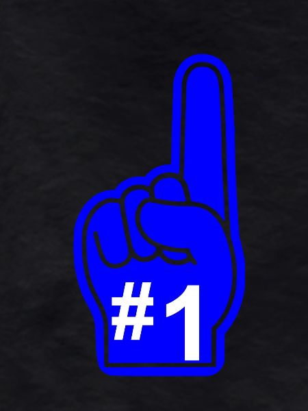 Sticker Foam Finger