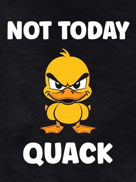 Not Today Quack Feisty Duck