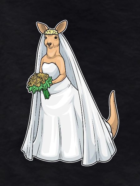 Kangaroo Bridal Bouquet Wedding