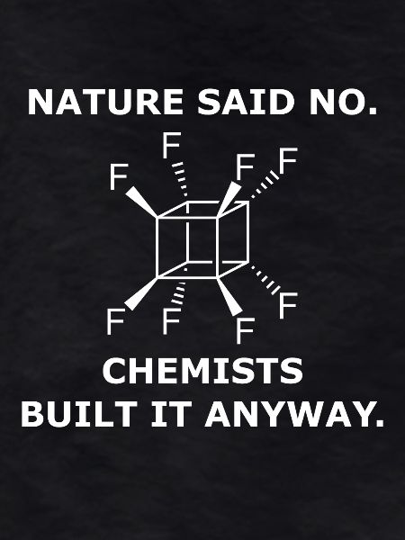 Perfluoro-Cuban Molecule – Chemie Science