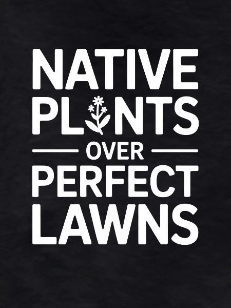 Native Plants Over Perfect Lawns