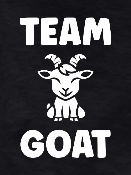 Team Goat Black Goat Mascot