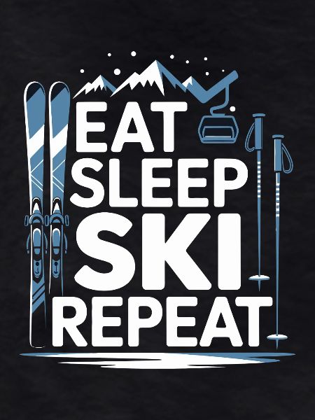 Eat Sleep Ski Repeat