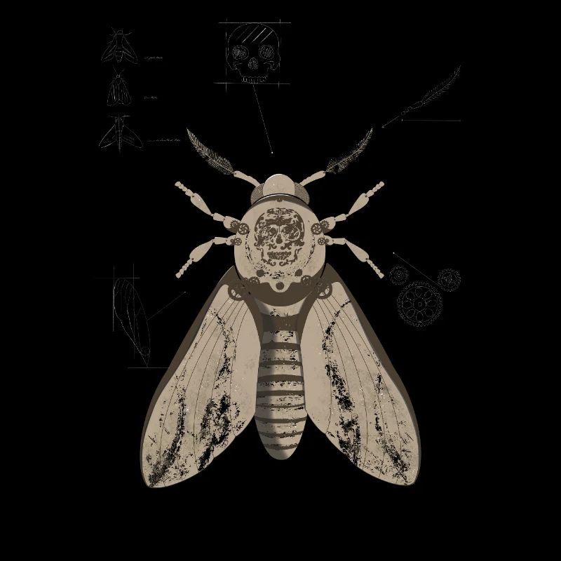 Skull Moth Anatomy