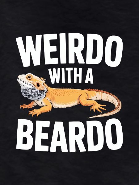 Beardo Lizard Caption Tee