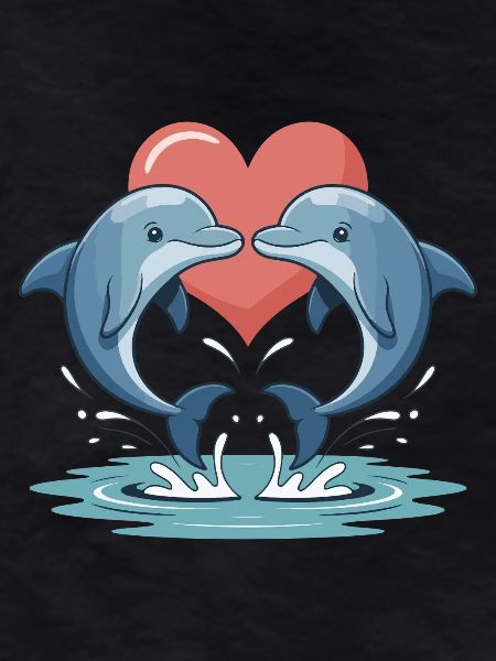 Dolphin Couple Valentine's Day