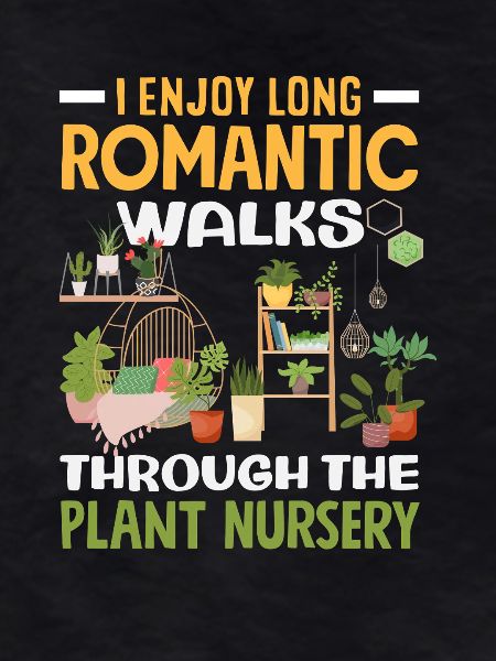 Romantic walks through the nursery