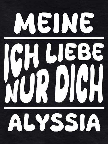 Dear Alyssia,