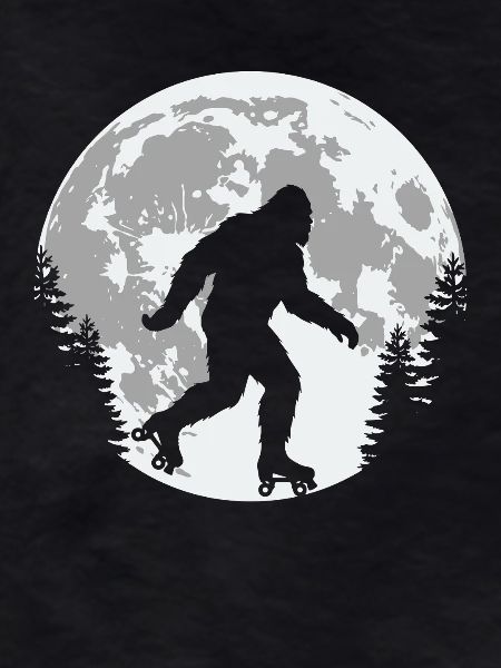 Bigfoot Roller Skating Moon