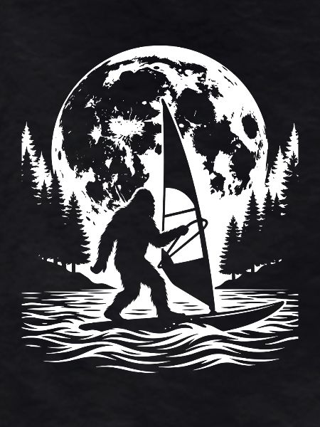 Bigfoot Windsurfing Moon