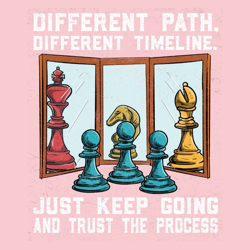 Chess path: Different way, confidence in the procedure