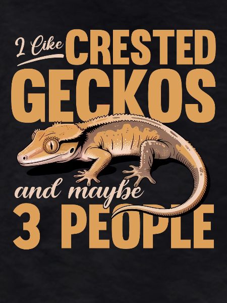 Funny Reptile Crested Gecko
