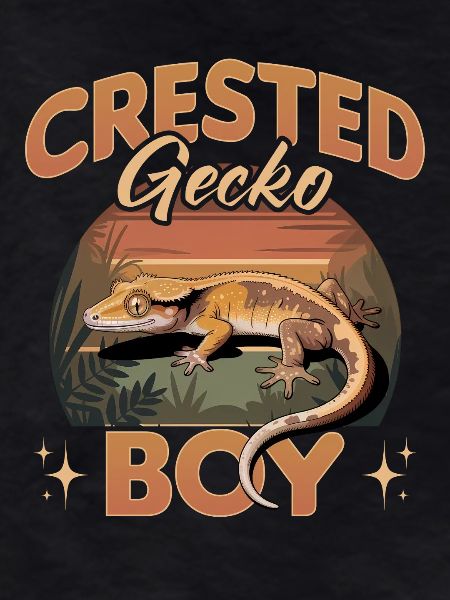 Funny Reptile Crested Gecko