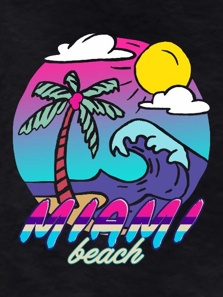 Miami Beach Palm Wave