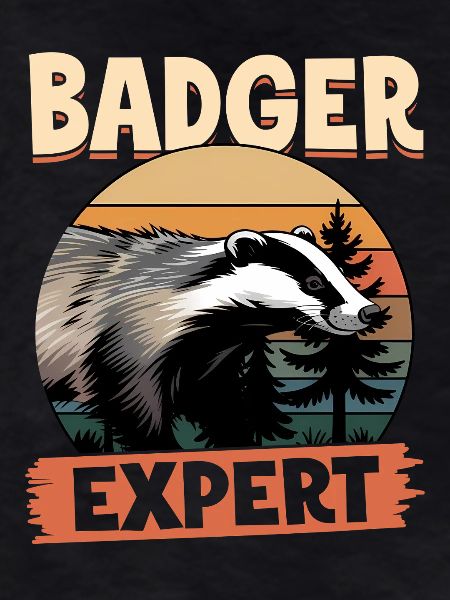 Funny Animal Badger