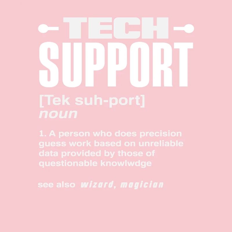 Funny Tech Support Definition Magician IT