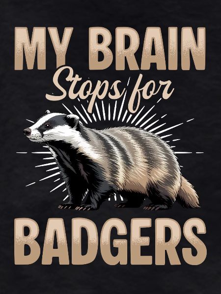 Funny Animal Badger