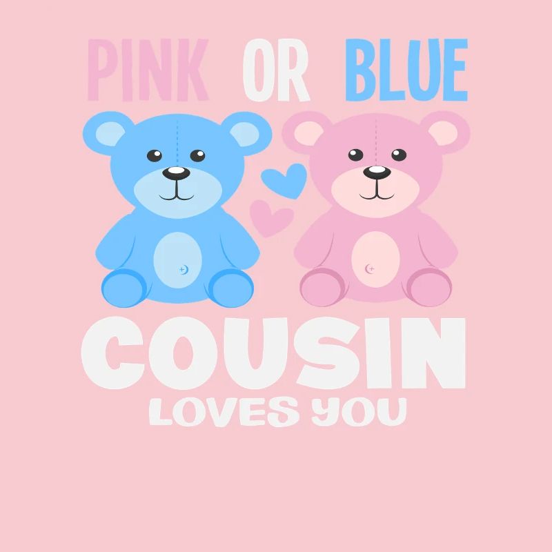 Pink Oder Blau Cousin Liebt Dich