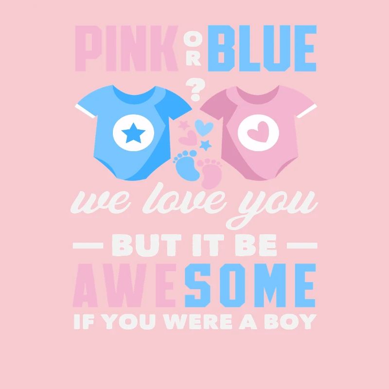 Pink Oder Blau Wäre Toll Wenn Junge