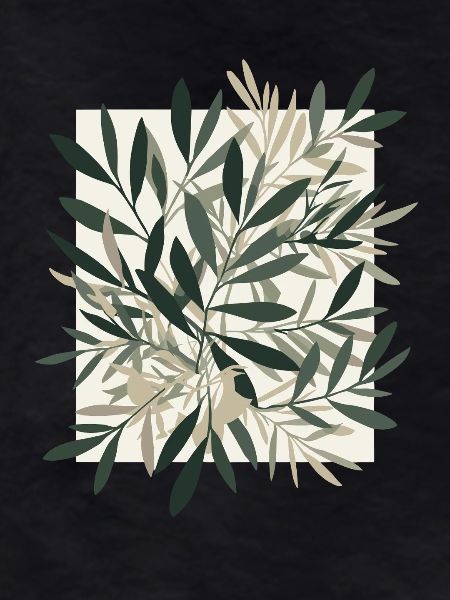 Leaf dance in natural tone