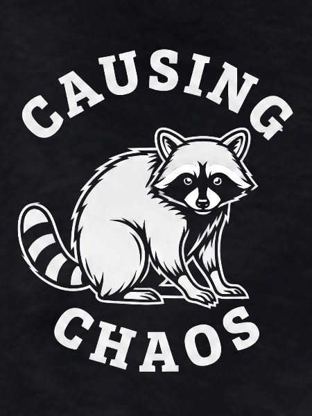 Chaotic Raccoon Causing Chaos