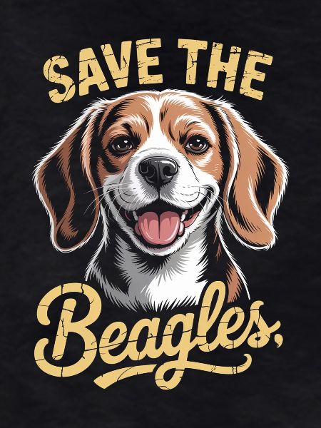 Save the Beagles Illustration