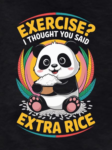 Panda Extra Rice Humor