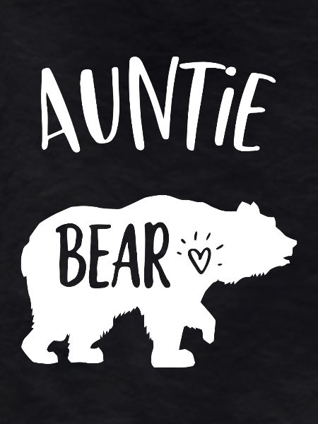 Auntie Bear Silhouette