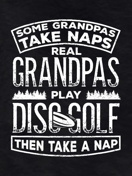 Grandpas Disc Golf Nickerchen-Abschlag