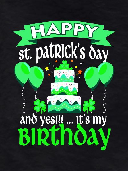 St Patrick Birthday Cake Party