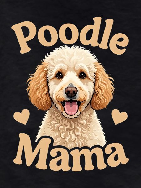 Pudel Mama Hundeporträt