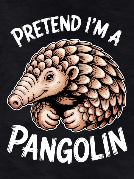 Pangolin Sayings Pine Cone Gift