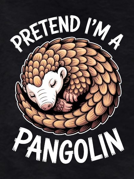 Pangolin Sayings Pine Cone Gift