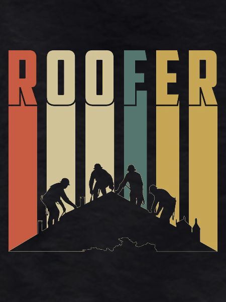 Roofer Crew Silhouette Craftsman Crafts