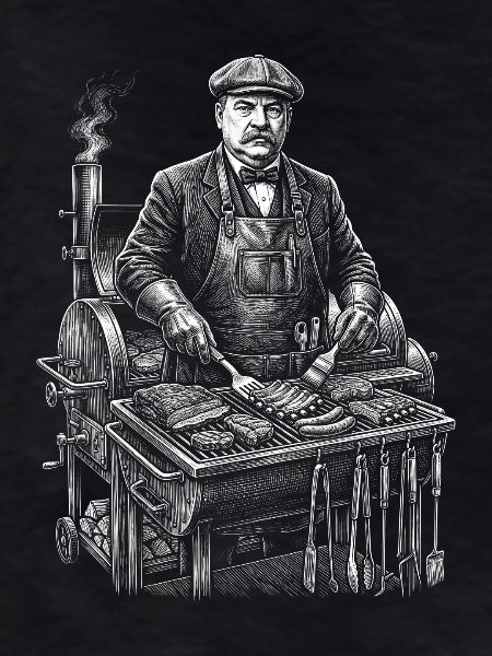 Grover Cleveland BBQ Grilling