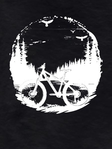 Mountain Biker Illustration