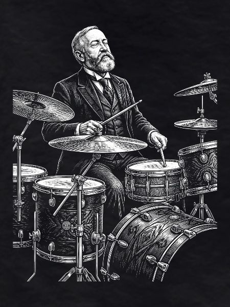 Benjamin Harrison Skizzen Drummer 