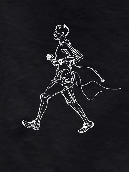 Jogger Zeichnung