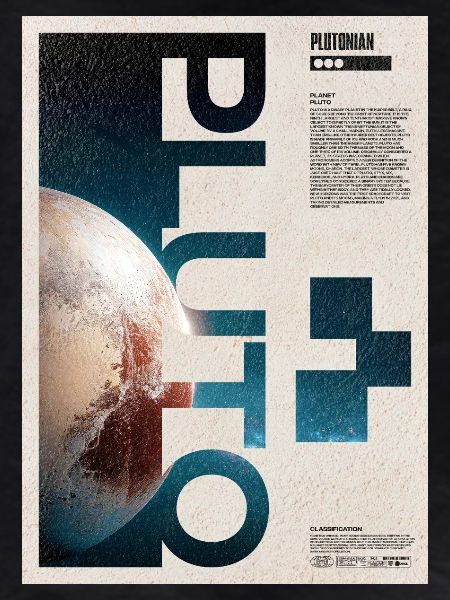 Plutonian Orbit Poster