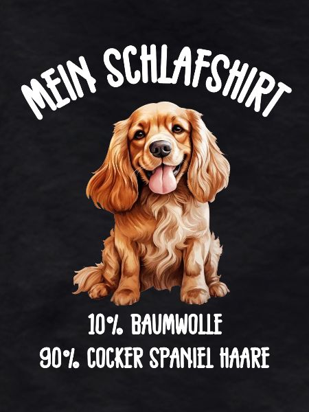 Cocker Spaniel Schlafshirt