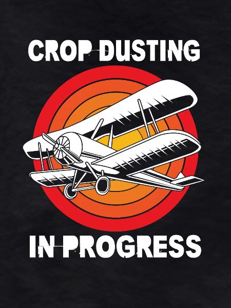 Crop Duster Flugzeug Pilot