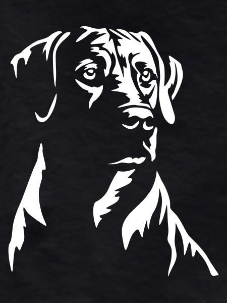Rhodesian Ridgeback Kopf "Black Edition"